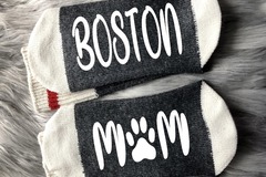 Selling: Boston Mom Socks- Dog Gifts