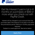 Anuncio: Now apply for credit on your purchase! 6 Months NO interest!