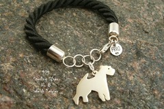 Selling: Bracelet  Welsh Terrier * 925 silver sterling