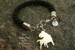 Selling: Bracelet English Bull Terrier * 925 silver sterling