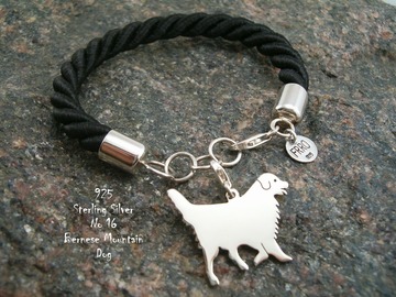 Selling: Bracelet Bernese Mountain Dog * 925 silver sterling
