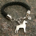 Selling: Bracelet  Doberman * 925 silver sterling
