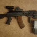 Selling: E&L AK104, G&G RK104EVO, Li-po Batteries, Optics, upgrades, Mags