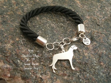 Selling: Bracelet Great Dane  * 925 silver sterling