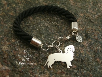 Selling: Bracelet Alpine Hound * 925 silver sterling