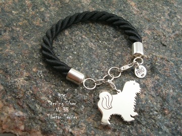Selling: Bracelet  Tibetan Terrier * 925 silver sterling