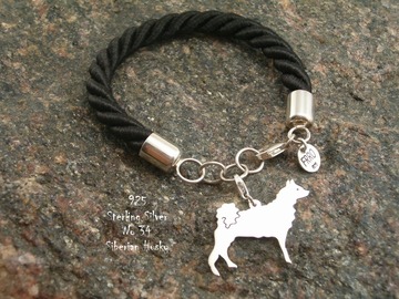 Selling: Bracelet Siberian Husky  * 925 silver sterling