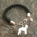 Selling: Bracelet  Bedlington Terrier * 925 silver sterling