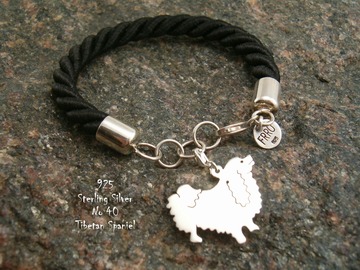 Selling: Bracelet  Tibetan Spaniel * 925 silver sterling