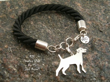 Selling: Bracelet  Jack Russell Terrier * 925 silver sterling