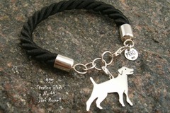 Selling: Bracelet  Jack Russell Terrier * 925 silver sterling
