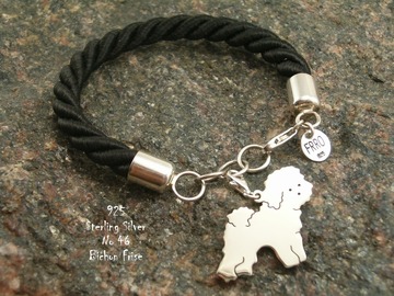 Selling: Bracelet  Bichon Frise * 925 silver sterling