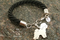 Selling: Bracelet  Bichon Frise * 925 silver sterling