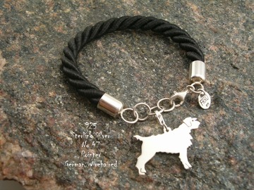 Selling: Bracelet  Wirehaired Pointing Griffon * 925 silver sterling
