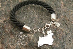 Selling: Bracelet  Australian Silky Terrier * 925 silver sterling