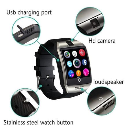 30 X Q18 Touch Screen Smartwatches, Bluetooth, SIM Cards, Cameras