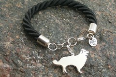 Selling: Bracelet  Border Collie * 925 silver sterling