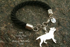 Selling: Bracelet  Staffordshire Terrier * 925 silver sterling