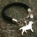Selling: Bracelet  Staffordshire Terrier * 925 silver sterling