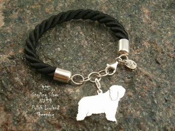 Selling: Bracelet  Polish Lowland Sheepdog * 925 silver sterling