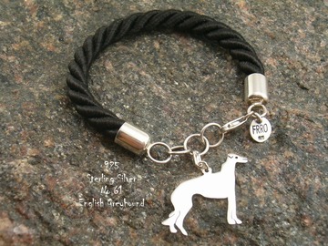 Selling: Bracelet  English Greyhound * 925 silver sterling