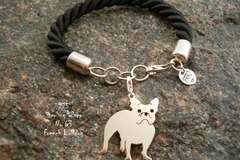 Selling: Bracelet  French Bulldog * 925 silver sterling