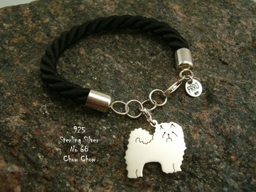 Selling: Bracelet  Chow Chow * 925 silver sterling