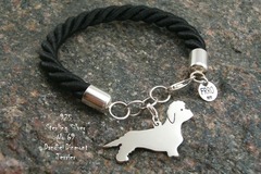 Selling: Bracelet  Dandie Dinmont Terrier * 925 silver sterling