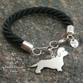 Selling: Bracelet  Dandie Dinmont Terrier * 925 silver sterling