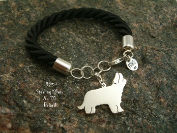 Selling: Bracelet  Briard French Shepherd * 925 silver sterling