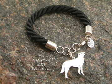 Selling: Bracelet  Belgian Malinois * 925 silver sterling