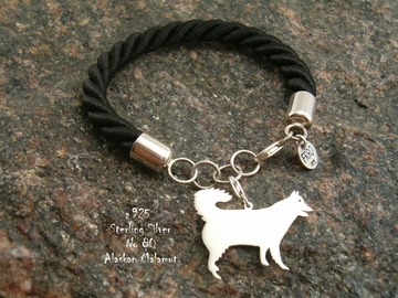 Selling: Bracelet  Alaskan Malamut * 925 silver sterling