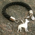 Selling: Bracelet  English Toy Terrier * 925 silver sterling