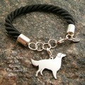 Selling: Bracelet  Flat Coated Retriever * 925 silver sterling