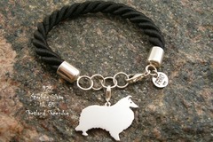 Selling: Bracelet  Shetland Seepdog * 925 silver sterling