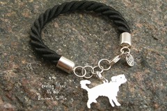 Selling: Bracelet Brussels Griffon  * 925 silver sterling