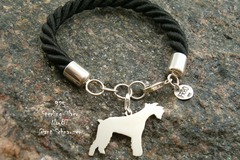 Selling: Bracelet  Giant Schnauzer * 925 silver sterling