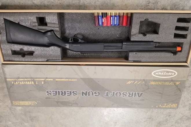 Golden Eagle M870 Gas Powered 36 Shot Shotgun Airsoft