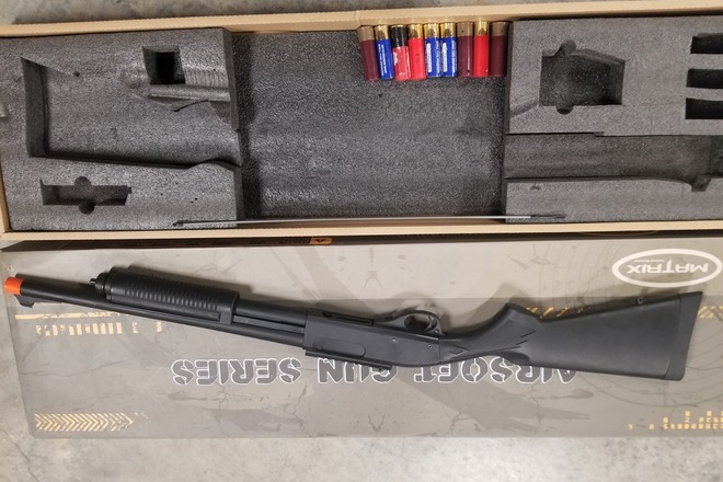 Golden Eagle M870 Gas Powered 36 Shot Shotgun Airsoft