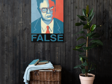 Selling: Dwight Schrute Art Canvas (24x36)