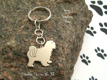 Selling: Keyring Tibetan Terrier * 925 sterling silver