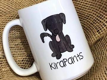 Selling: Personalized Dog Mug