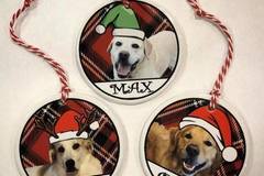 Selling: Dog Christmas Ornaments
