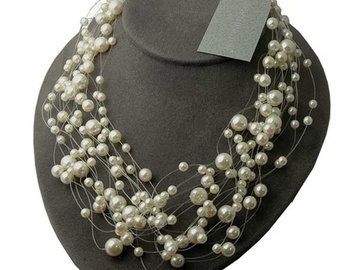 Buy Now: 18 pcs-- Floating Pearl Necklace-- $15.00 retail-- $5.00 each