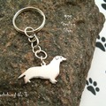 Selling: Keyring Dachshund * 925 sterling silver