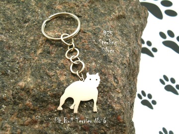Selling: Keyring Pitbull * 925 sterling silver