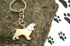 Selling: Keyring Cocker Spaniel * 925 sterling silver