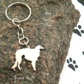 Selling: Keyring Borzoi Greyhound * 925 sterling silver