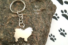 Selling: Keyring Keeshond * 925 sterling silver