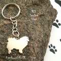 Selling: Keyring Keeshond * 925 sterling silver